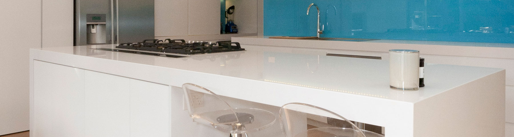 stone-kitchen-benchtop-island-Silestone-Bianco-Zeuz-80mm-mitred-edge